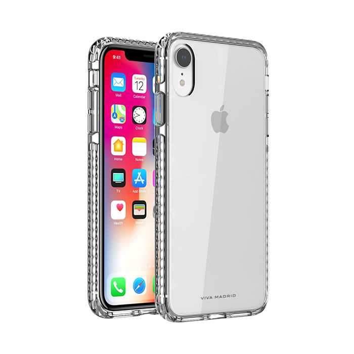 viva madrid crystal tough back case for iphone xr clear