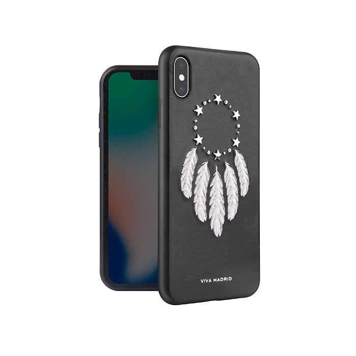 viva madrid magico back case for iphone x xs feathers