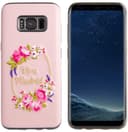 viva madrid fleur back case for galaxy s8 plus pink