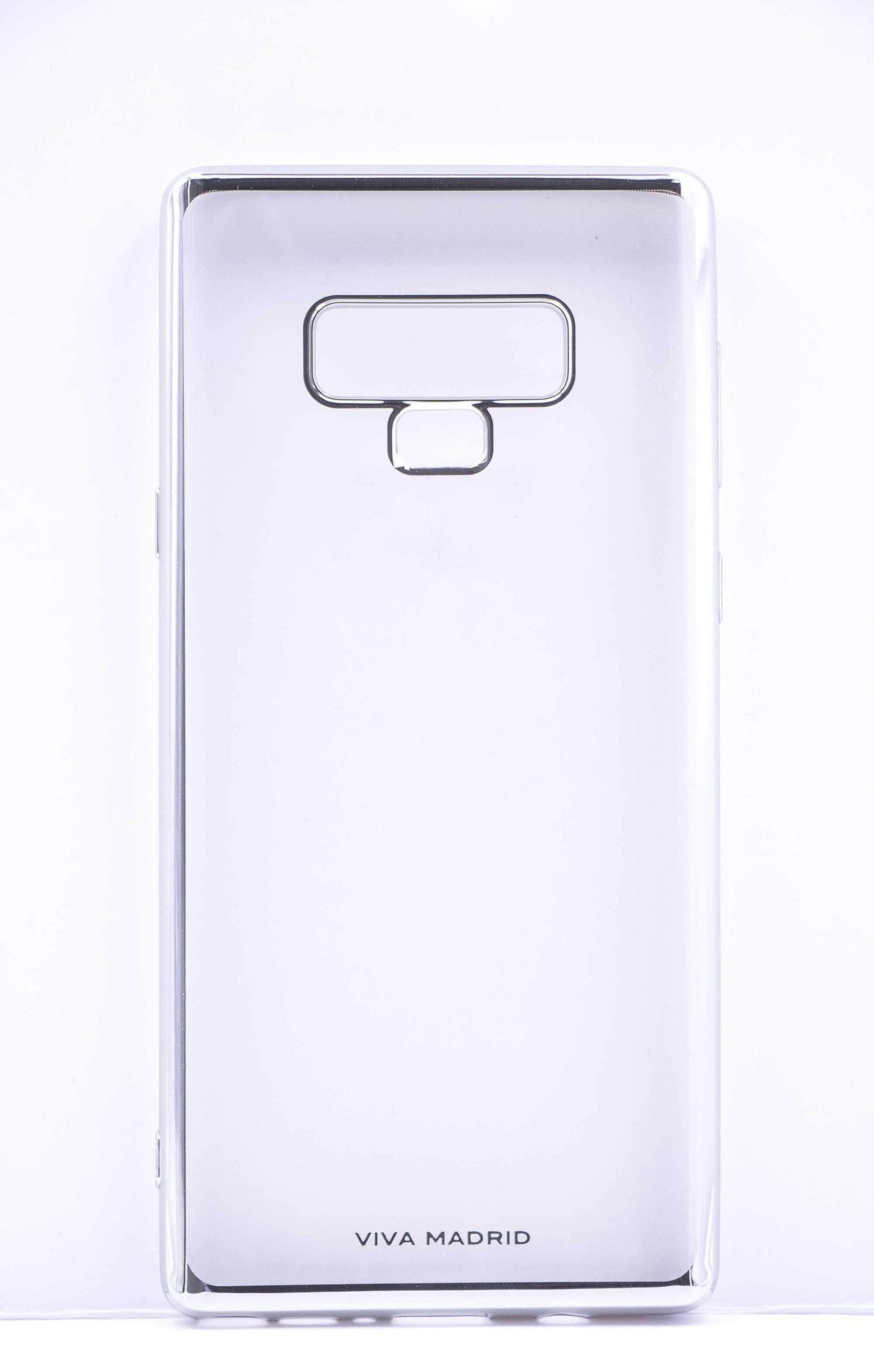 viva madrid glazo flex back case for samsung galaxy note 9 silver