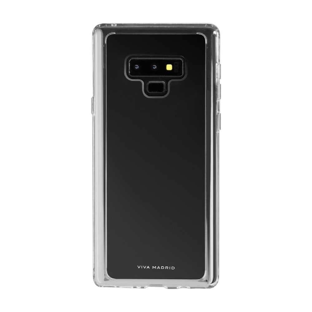 viva madrid escudo back case for samsung galaxy note 9 clear