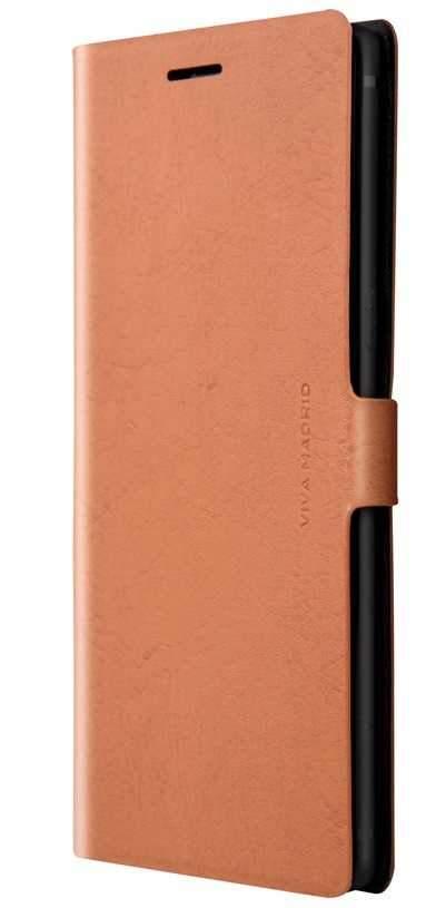 viva madrid finura cierre folio case for samsung galaxy note 8 brown