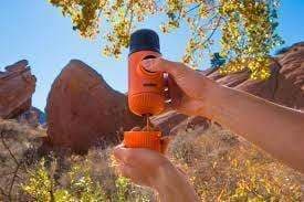 ألة صنع القهوة (اسبريسو) - برتقالي WACACO Nanopresso - Hand Powered Espresso Machine for Ground Coffee ORANGE