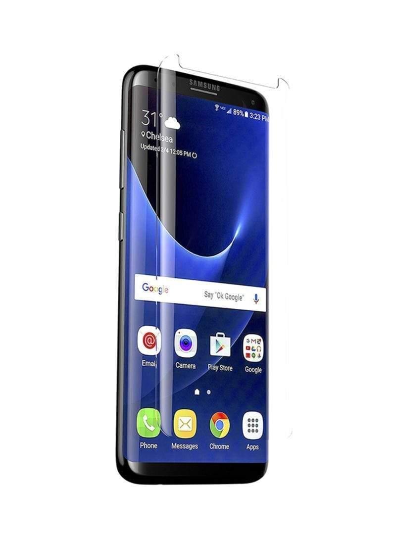 zagg invisibleshield tempered glass screen protector for samsung galaxy s8 plus clear