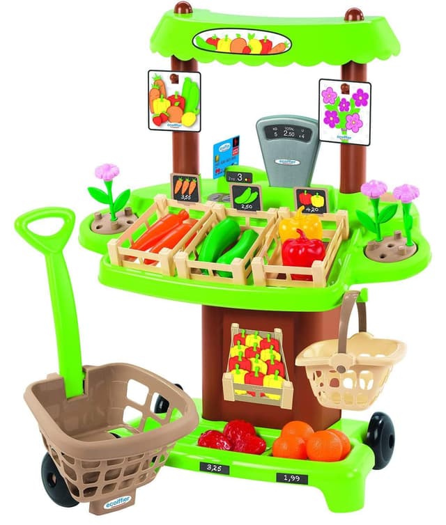 لعبة كشك السوق 100% CHEF - Organic market stall