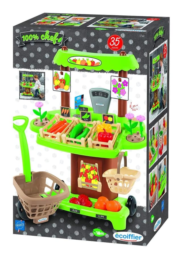 لعبة كشك السوق 100% CHEF - Organic market stall