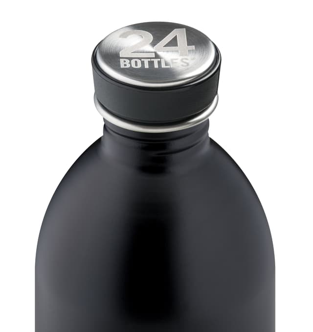 زجاجة مياه 1 لتر 24Bottles URBAN Bottle - أسود - 69928