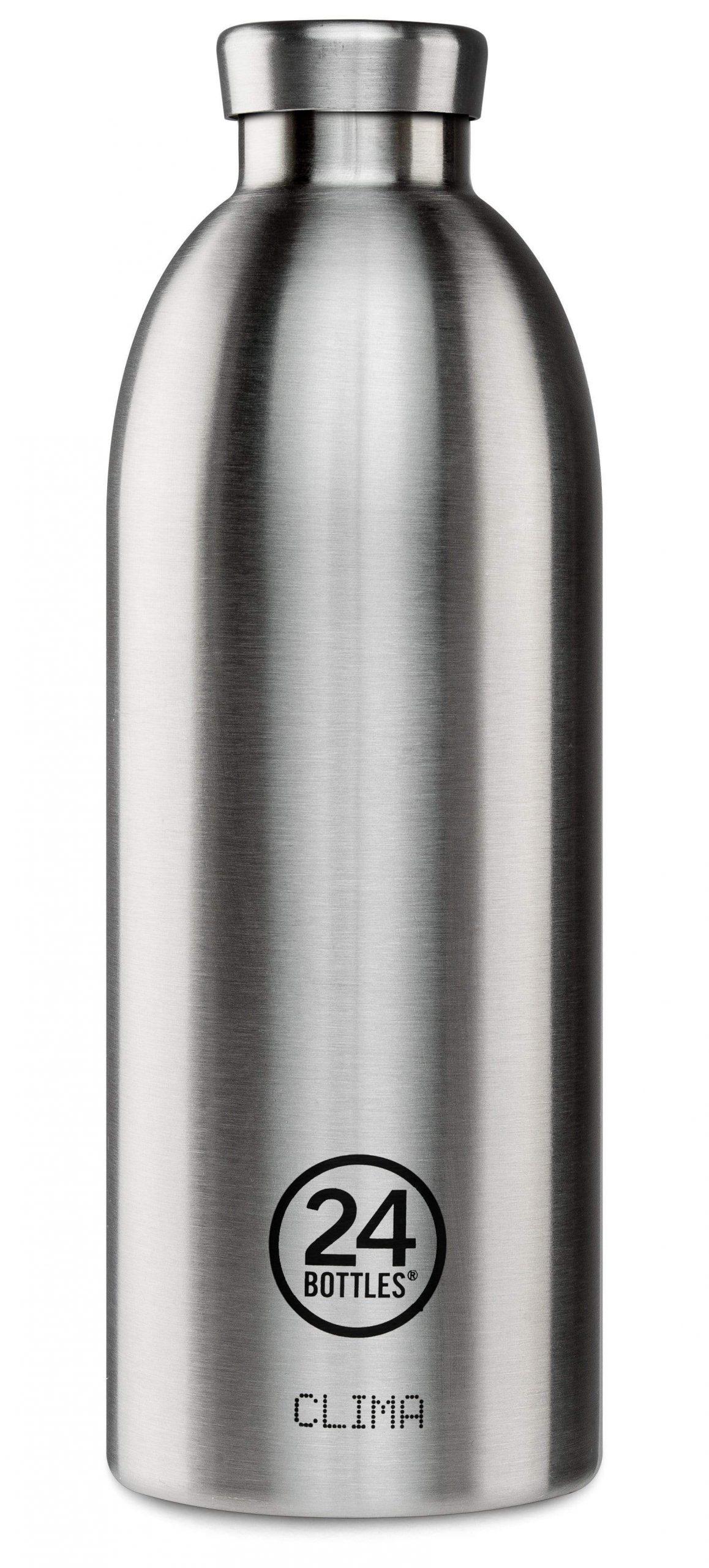 زجاجة مياه 850 مللي 24Bottles CLIMA Bottle - فولاذي