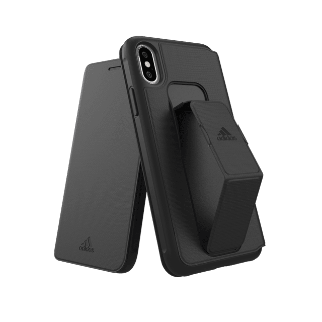 adidas folio grip case for iphone xs x black