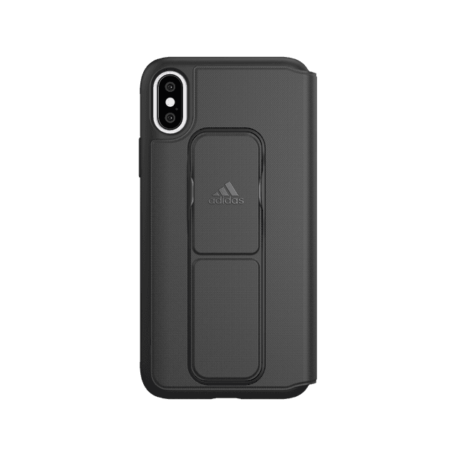 adidas folio grip case for iphone xs x black