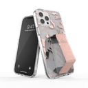 كفر مع حامل Adidas - SPORT Apple iPhone 12 Pro Max Clear Grip Case or Stand - زهري