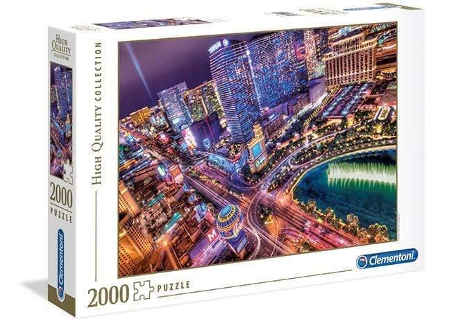 Clementoni night view of las vegas 2000pcs