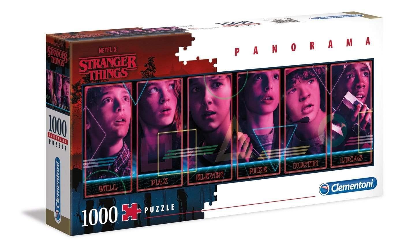 Clementoni panorama puzzle stranger things 1000pcs