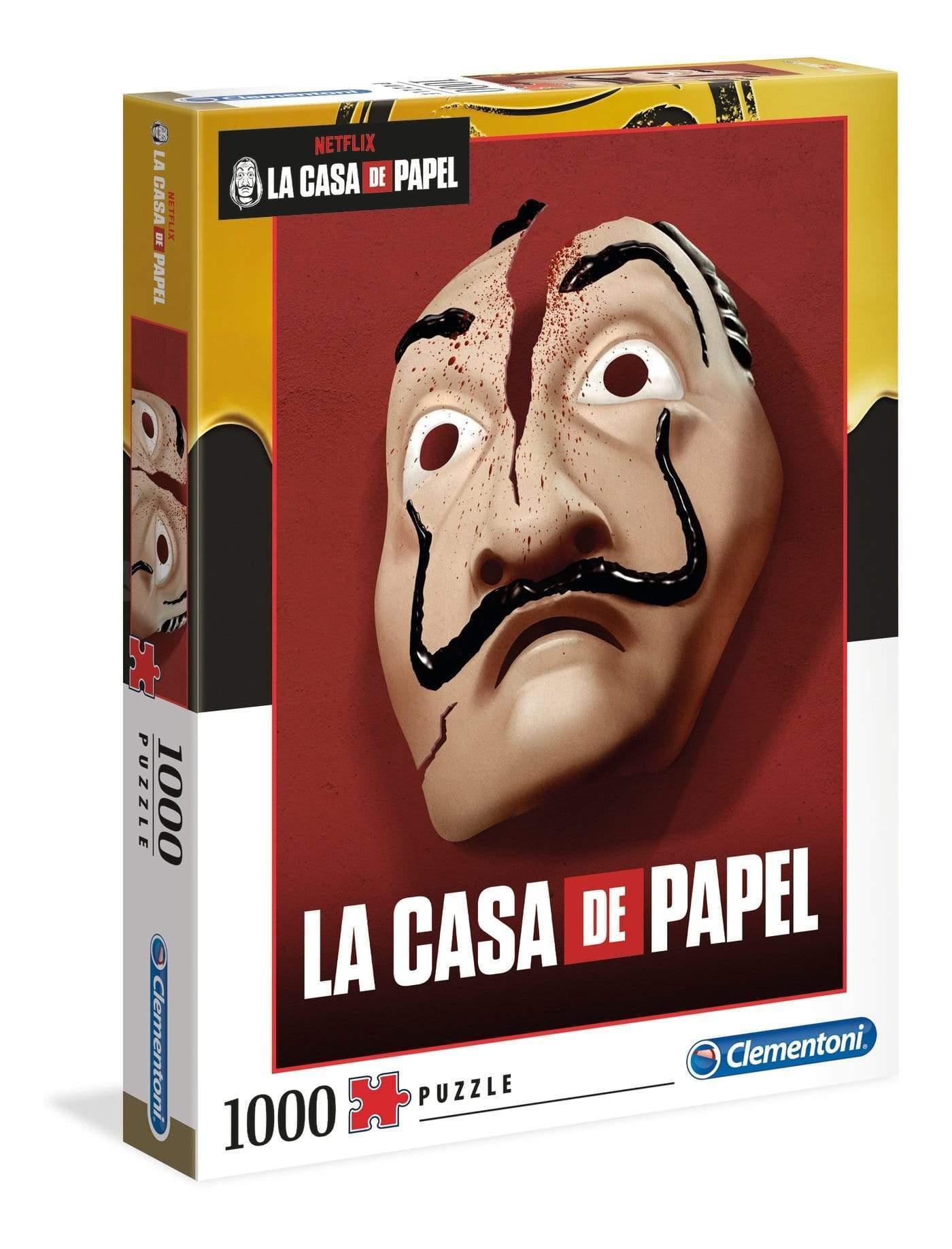 Clementoni ap netflix la casa de papel mask 1000pcs