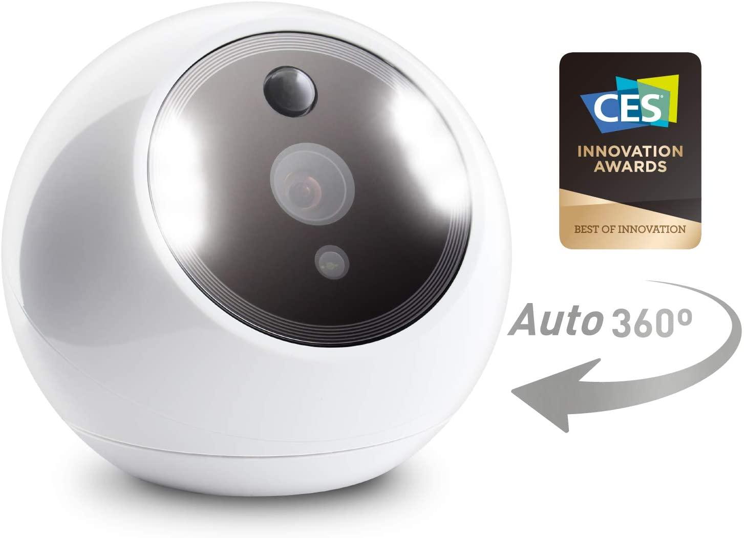 amaryllo apollo biometric auto tracking 360 home camera full hd white