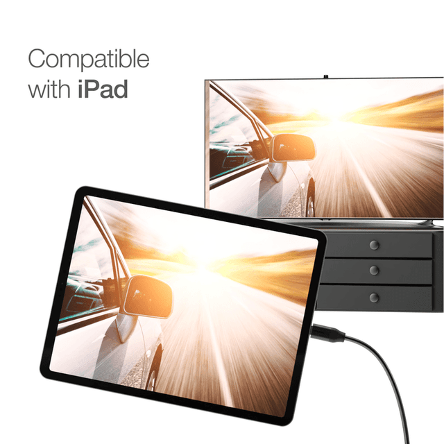 وصلة تلفزيون للجوال 2 متر لهواتف الاندرويد تدعم 4K AT Supremelink type c to hdmi 4k Cable