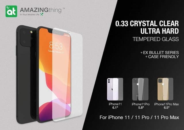 AMAZINGTHING at iphone xi 6 1 2019 0 3m glass crystal