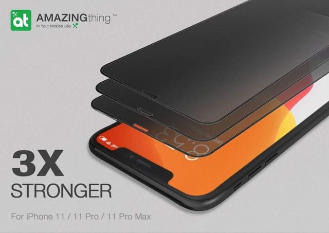 AMAZINGTHING at iphone xi 6 1 0 3m 2 5d privacy f cov glass black