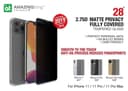 AMAZINGTHING at iphone 11 6 1 0 3m 2 75d matte privacy ex bul dust f glass w inst bk