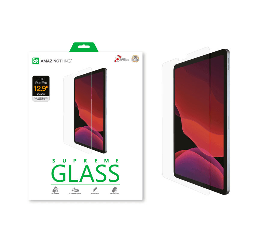 AMAZINGTHING at ipad face id 12 9 2020 2 5d supreme glass crystal