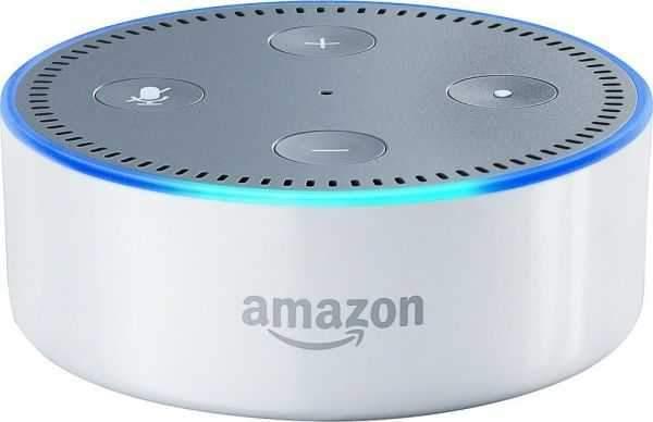 مكبر صوت ذكي Echo Dot  من  Amazon  (الجيل الثاني) -  أبيض