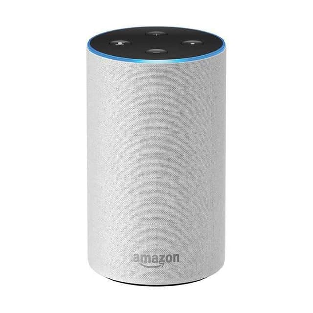 amazon echo 2nd gen smart speaker sandstone fabric