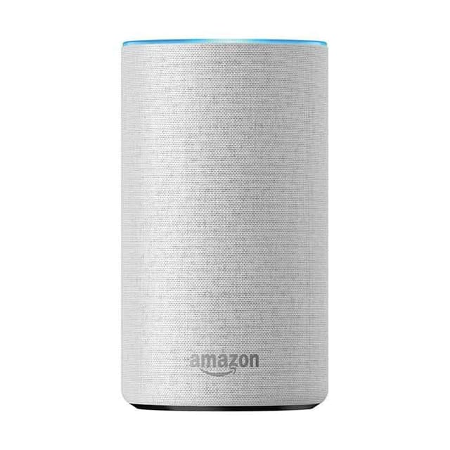 amazon echo 2nd gen smart speaker sandstone fabric