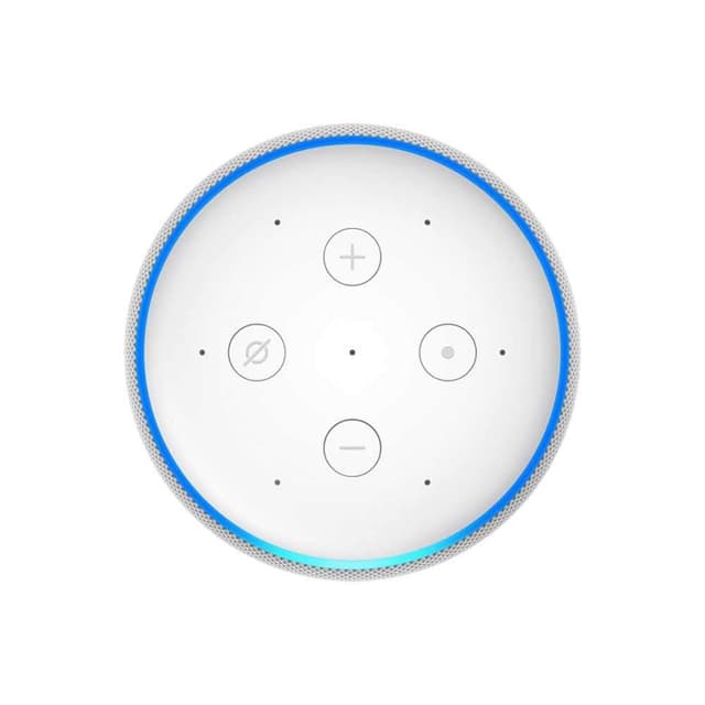 جهاز أمازون Echo Plus (الجيل الثاني) بمكبر صوت ذكي - رملي