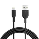 سلك ايفون من أنكر باورلاين+ لايتنينغ 6 أقدام أسود (بدون إنترنت) Anker PowerLine+ II Lightning Cable 6ft UN - Black ( Offline )