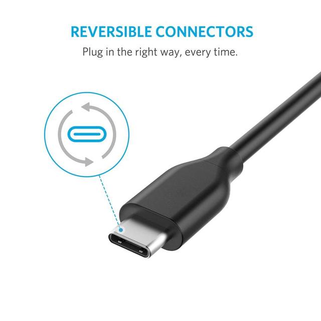 anker powerline iii usb c to usb c 2 0 cable 3ft black - SW1hZ2U6NjkyNTU=