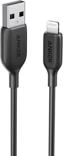 كابل توصيل 90سم ANKER POWERLINE III LIGHTNING - أسود