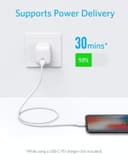 سلك شاحن ايفون تايب سي 90 سم أبيض انكر Anker White 90Cm Usb C iPhone Truck Cable