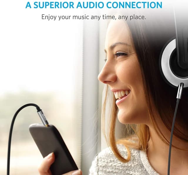 anker 3 5 male to male audio cable black