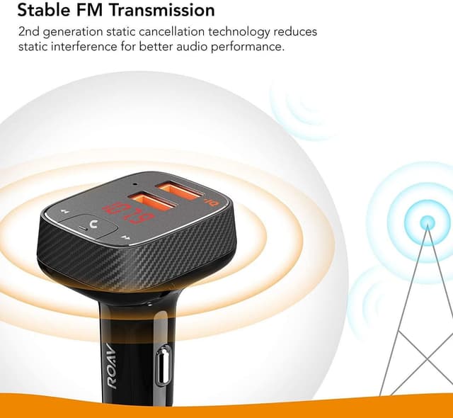 anker roav smart car charger black