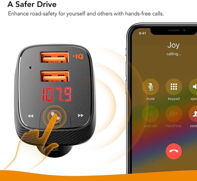 anker roav smart car charger black