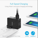 شاحن جداري انكر 4 منافذ أسود انكر Anker Black 4 Port Wall Charger