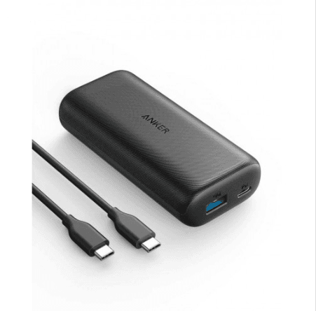 باور بانك انكر 10000 مللي أمبير رمادي Anker Gray10000MAH Powercore
