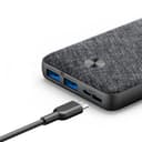 بور بانك بطارية متنقلة أنكر بوركور 20,000 ميلي امبير قماشي أسود Anker Powercore essential fabric black