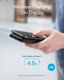 باور بانك لاسلكي 10000mAh ANKER WIRELESS POWERBANK - أسود