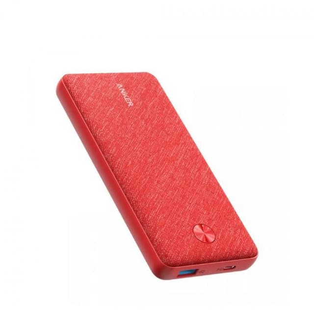 باور بانك 10000mAh ANKER POWERCORE III SLIM PD - وردي قماشي