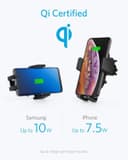 anker powerwave 7 5 car mount 2 port quick charge 3 0 bk