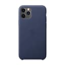 apple iphone 11 pro leather case midnight blue
