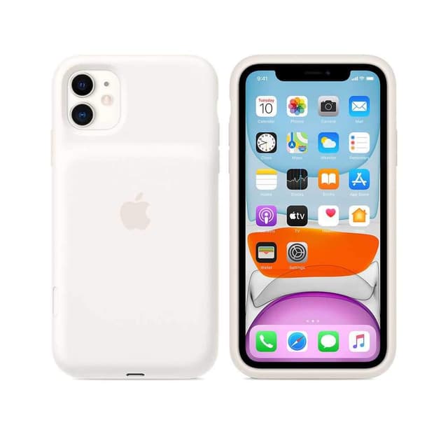 كفر أصلي مع بطارية شحن لآيفون 11 من Apple – أبيض