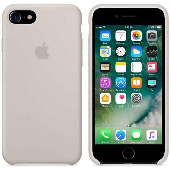 كفر سيليكون iPhone 7 Apple - رمادي - SW1hZ2U6NTMxNDE=