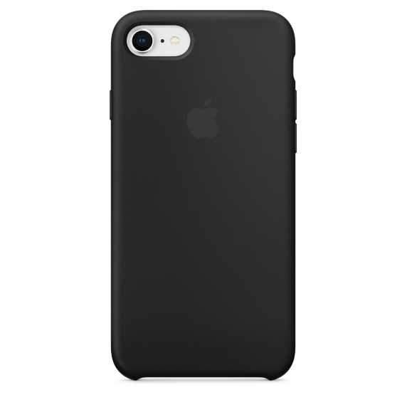 apple iphone 8 7 silicone case black