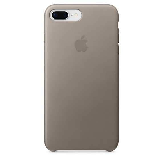 Apple Iphone 8 Plus / 7 Leather Case - Taupe