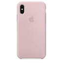 كفر ايفون اكس باللون الوردي الفاتح سيليكون من ابل Apple iPhone X Silicone Case Pink Sand