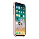 كفر ايفون اكس باللون الوردي الفاتح سيليكون من ابل Apple iPhone X Silicone Case Pink Sand