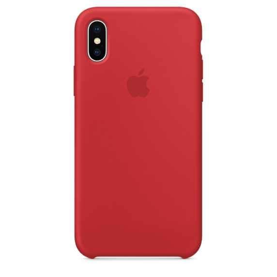 Apple Iphone X Silicone Case - Red