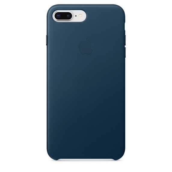 كفر حماية ايفون 7 بلس وايفون 8 بلس جلدي باللون الازرق الداكن من ابل Apple iPhone 8 Plus / 7 Plus Leather Case Cosmos Blue